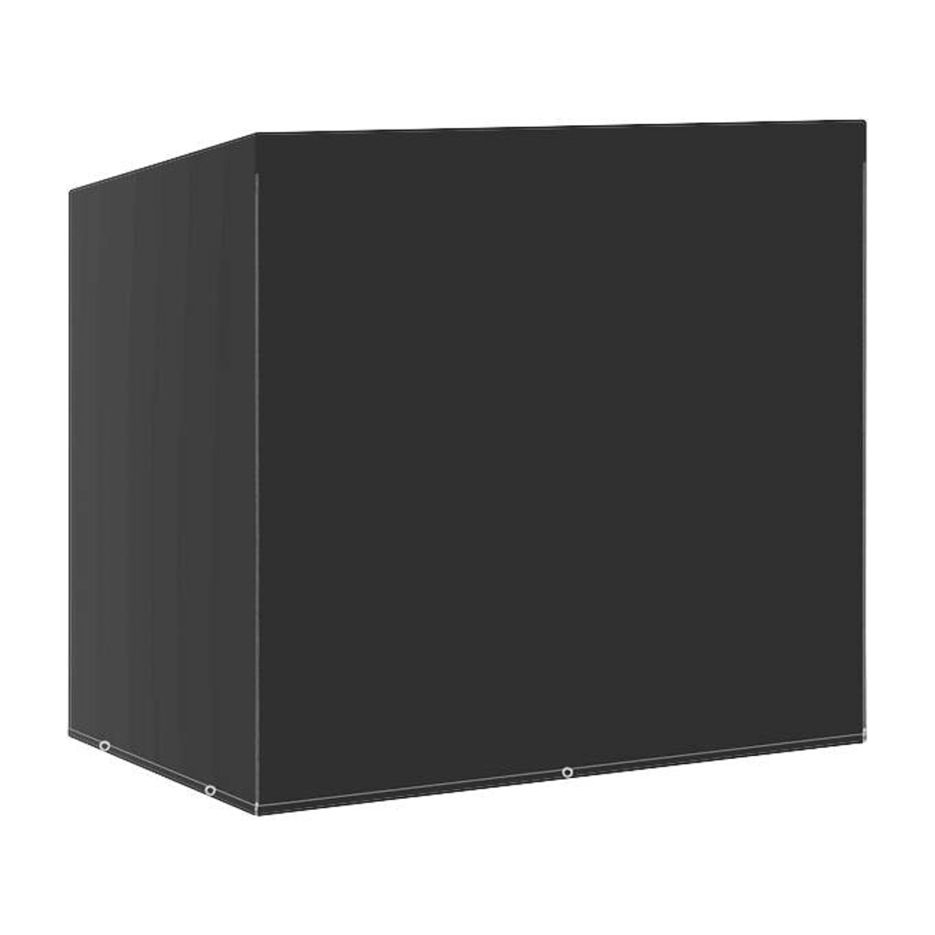 vidaXL Schutzhülle für Hollywoodschaukel schwarz Kunststoff B/H/L: ca. 117x170x185 cm