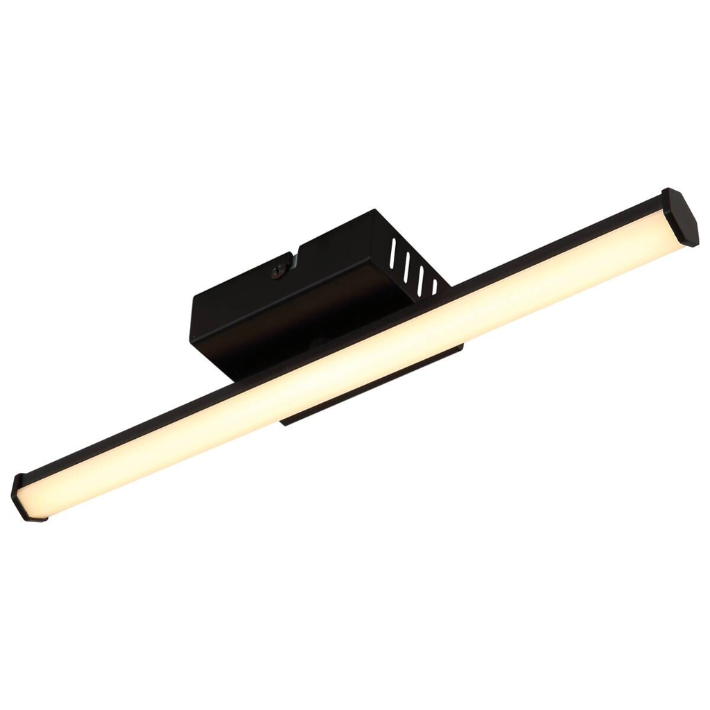 GLOBO LED-Deckenleuchte KIRINA 67342-6 schwarz Kunststoff B/H/L: ca. 7x5,6x34,2 cm 1 Brennstellen