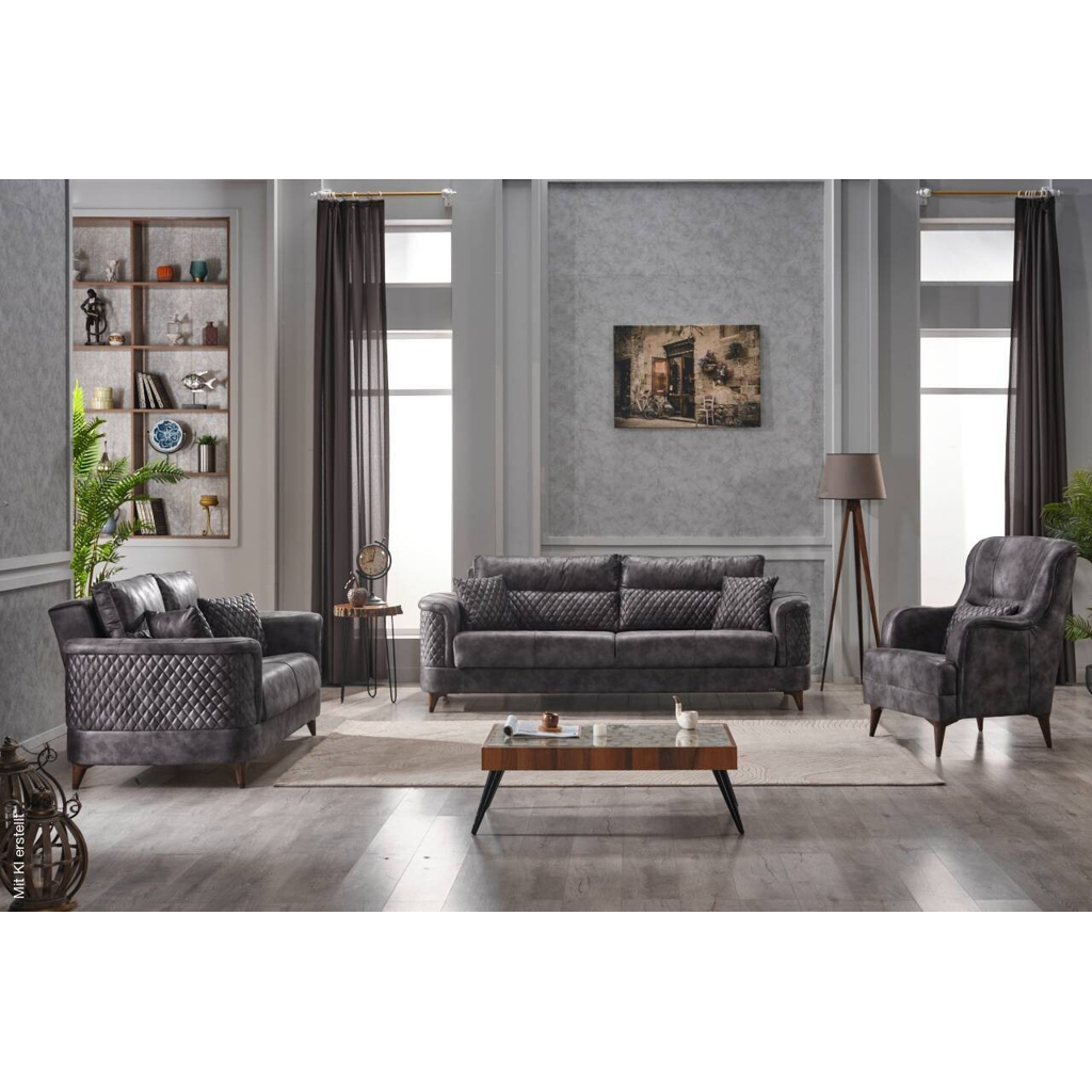 Sofa 3-2-1 anthrazit