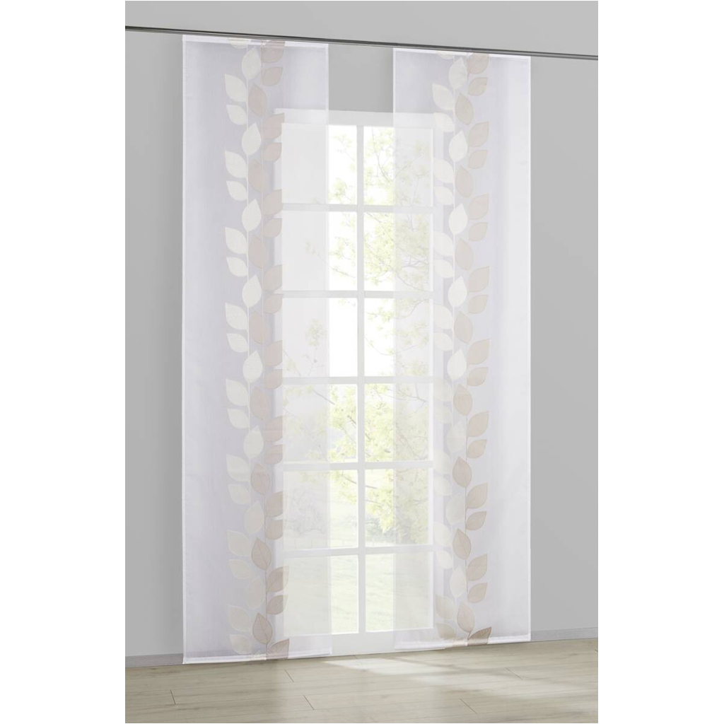 POCOline Schiebevorhang Pantheon natur B/L: ca. 60x245 cm