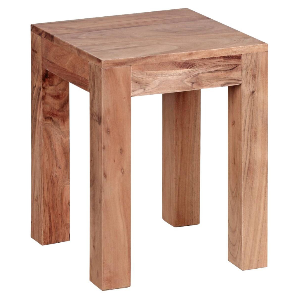 Beistelltisch natur Akazie B/H/T: ca. 35x45x35 cm