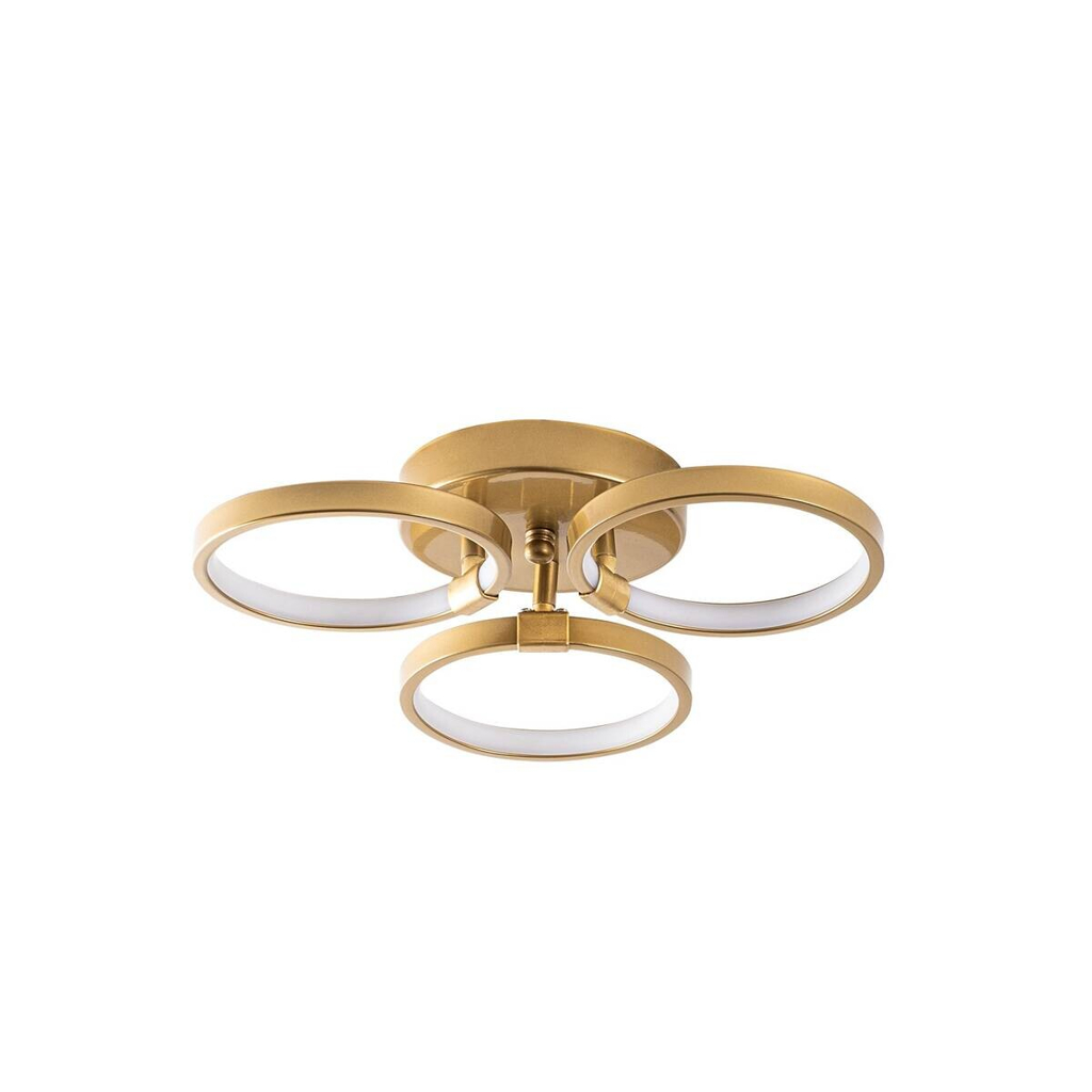 Opviq Deckenleuchte gold Metall B/H/T/L: ca. 37x9x32x37 cm