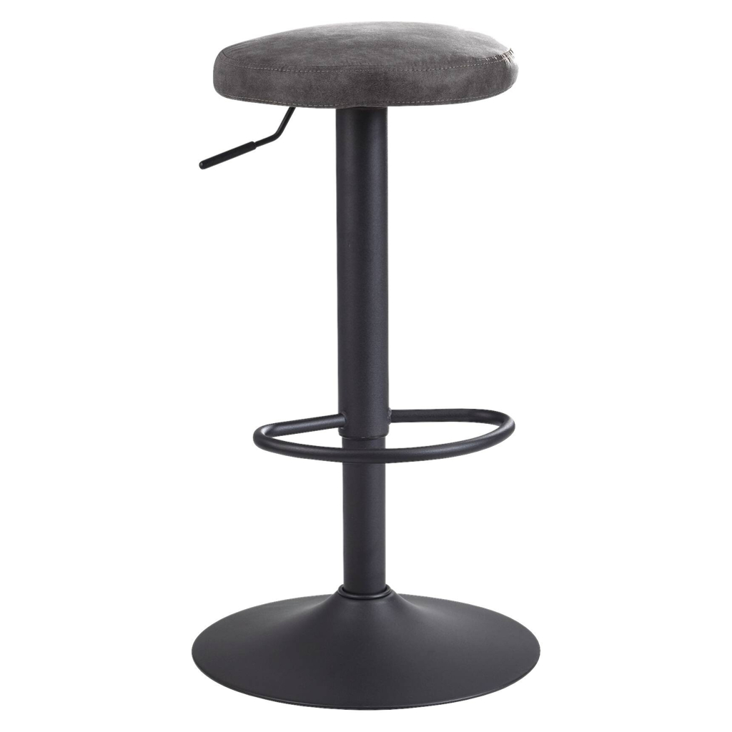 Barhocker grau Polyester B/H/T: ca. 40x79x40 cm