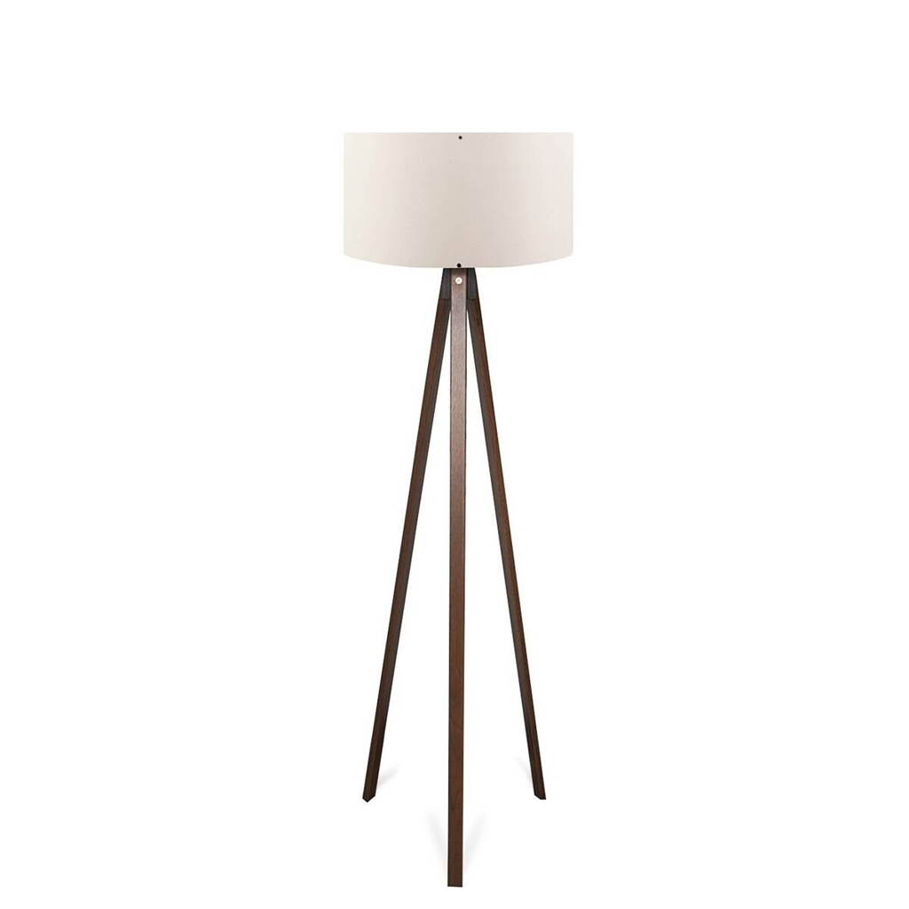 Opviq Stehlampe creme MDF PVC B/H/T/L/D: ca. 38x140x38x38x38 cm E27 1 Brennstellen