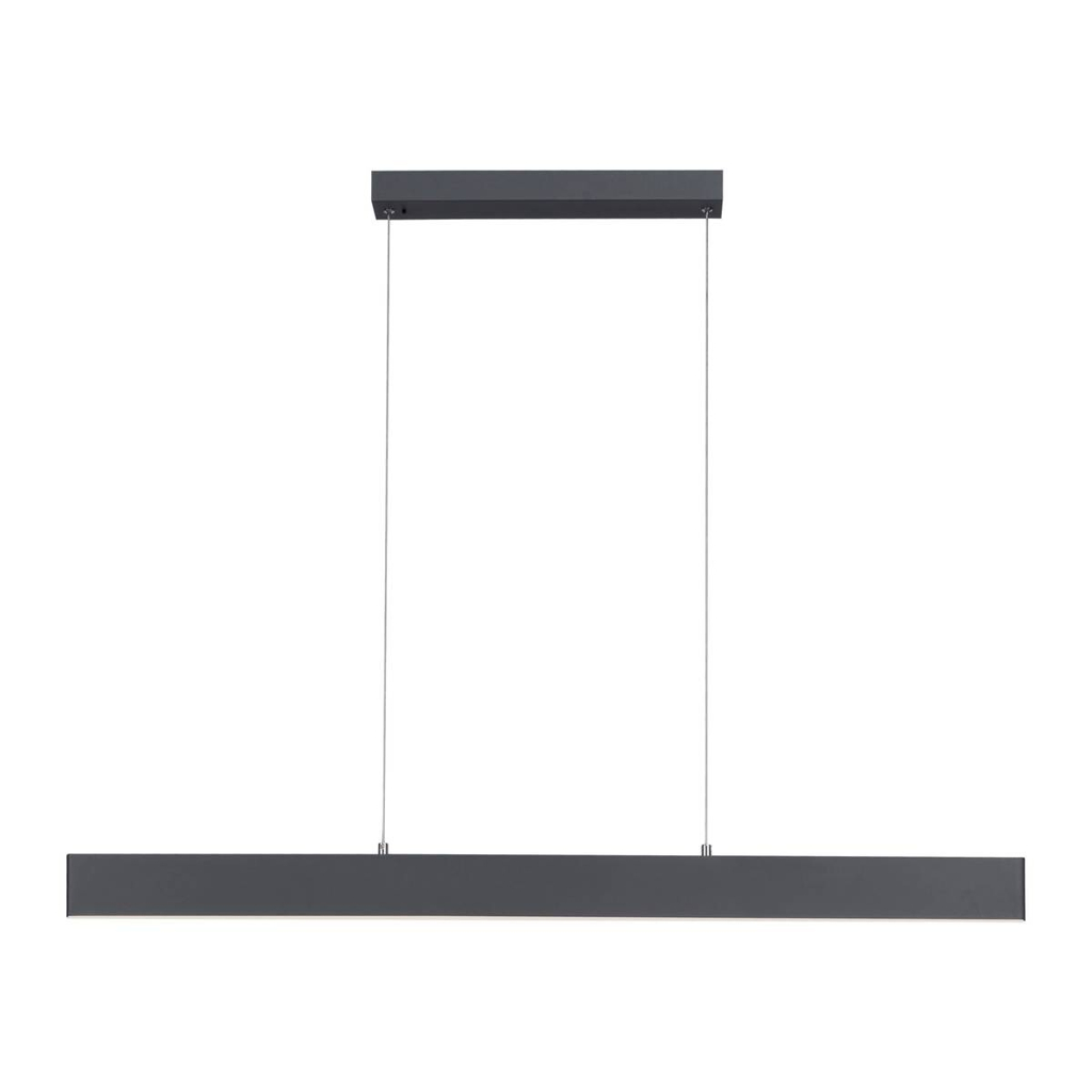 Paul Neuhaus LED-Pendelleuchte NILA 2548-13 anthrazit weiß Kunststoff Metall B/H/T: ca. 121x120x6 cm 2 Brennstellen