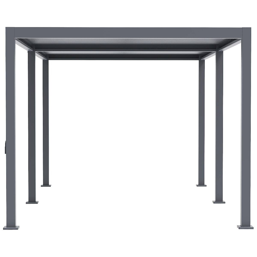 Pergola anthrazit Aluminium B/H/L: ca. 589x300x254,5 cm