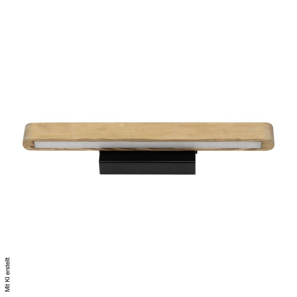 Britop Lighting Wandleuchte Forestier schwarz kiefer Metall Kiefer B/T: ca. 40x3 cm