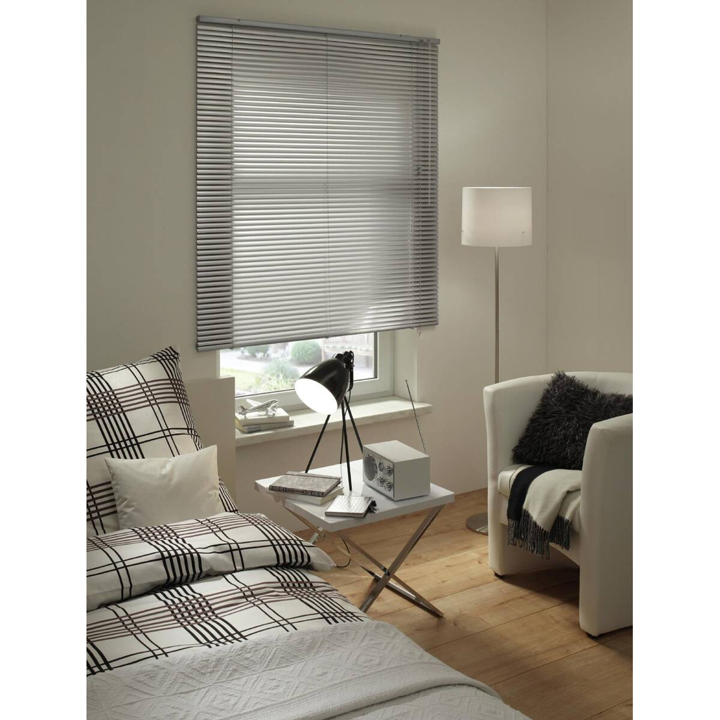 Alu-Jalousie silber B/L: ca. 80x130 cm