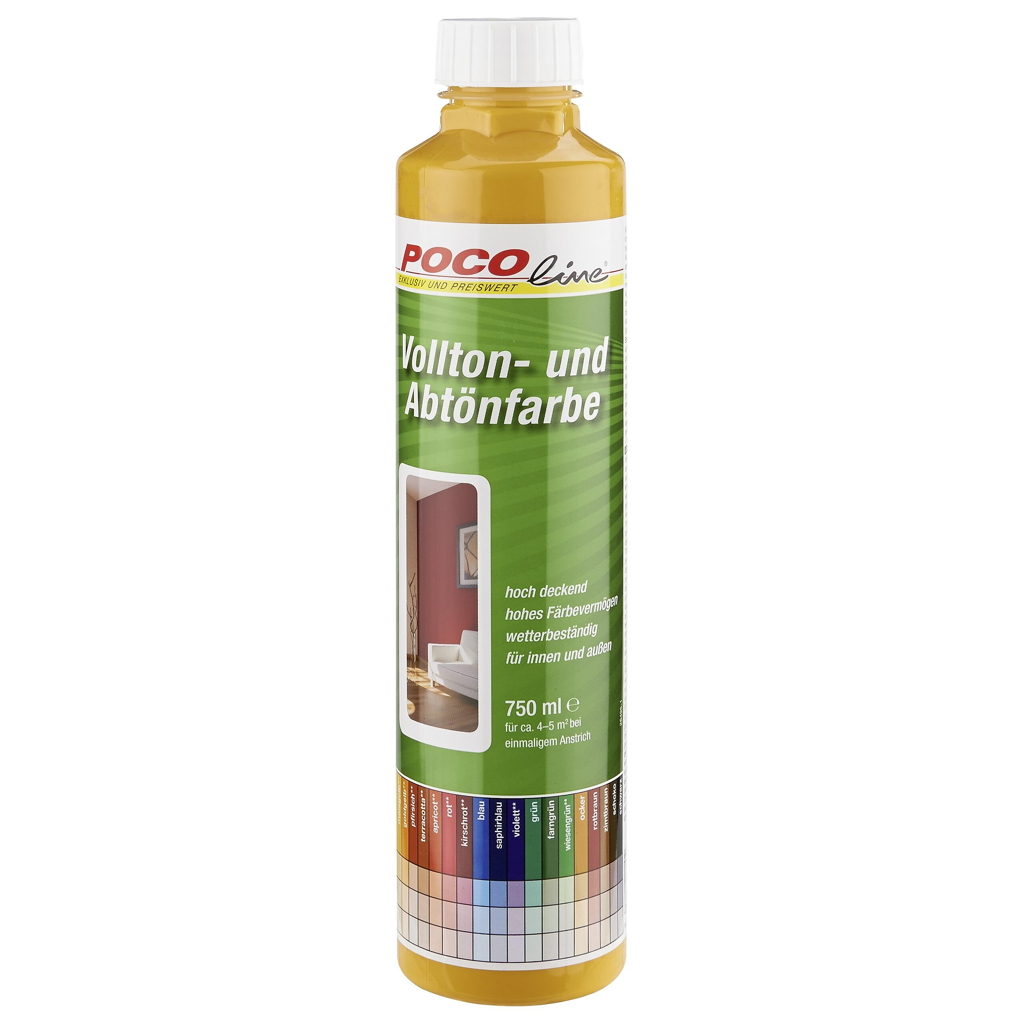 POCOline Vollton- und Abtönfarbe ocker ca. 0,75 l