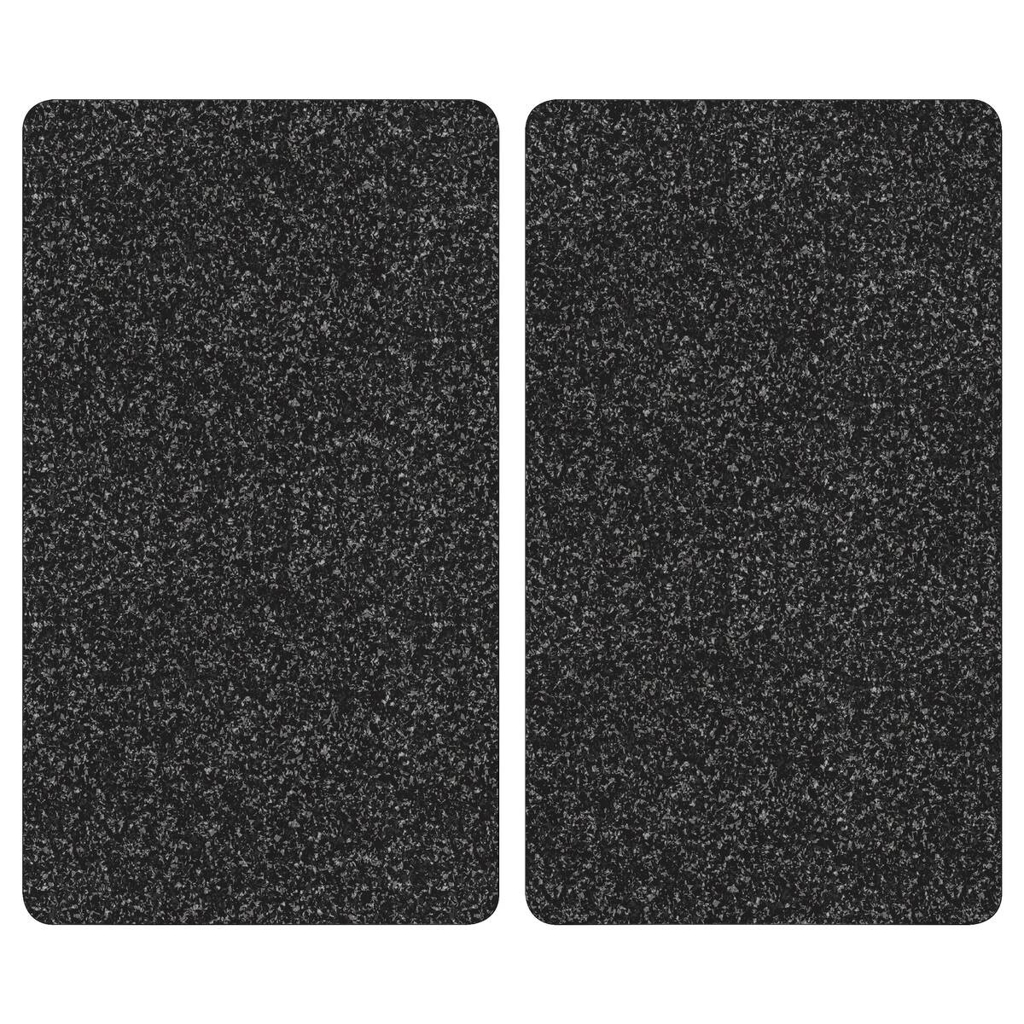 Kesper Herdabdeckplatte Granit schwarz Glas B/H/L: ca. 30x8x52 cm