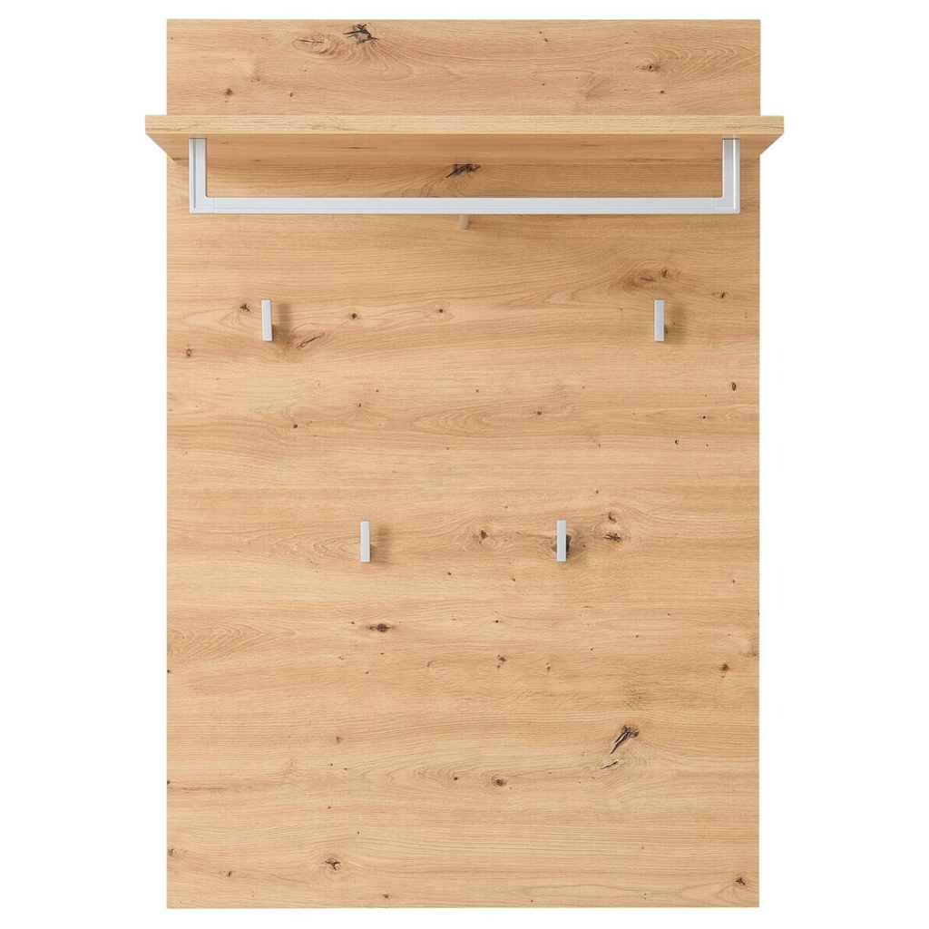 Garderobenpaneel Bari Eiche Artisan Nachbildung B/H/T: ca. 78x117x30 cm