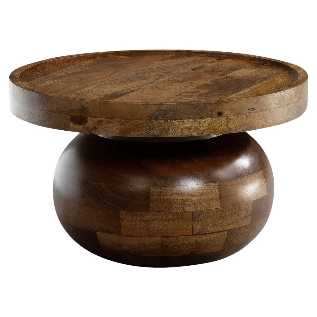 Couchtisch braun H/D: ca. 31x50 cm