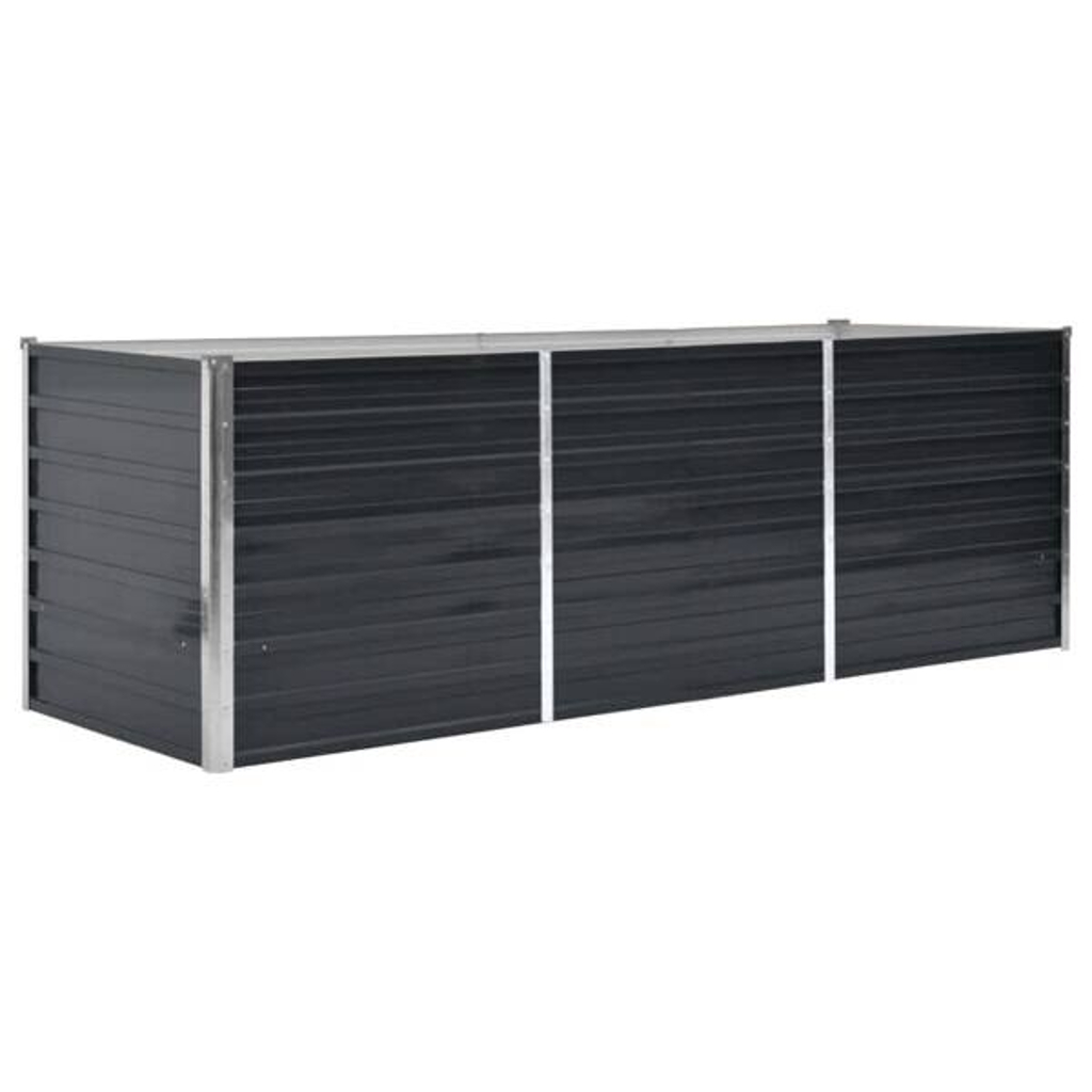Hochbeet anthrazit Stahl B/H/L: ca. 80x77x240 cm