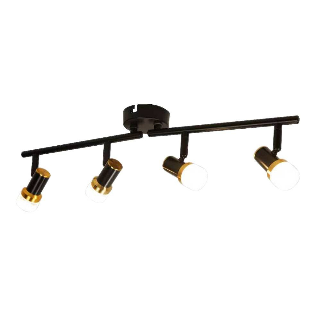POCOline LED-Spot 4-flg. Giulia schwarz Kupfer B/H/L: ca. 12x8x56 cm 4 Brennstellen