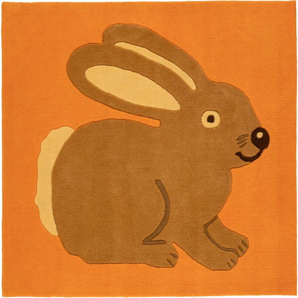 Arte Espina Kurzflorteppich Joy 295 orange B/L: ca. 130x130 cm
