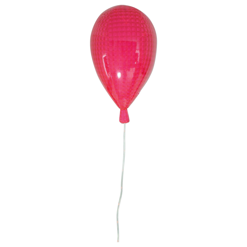 Näve Leuchten LED-Dekoballon pink Kunststoff B/H/T/D: ca. 35x50x35x35 cm