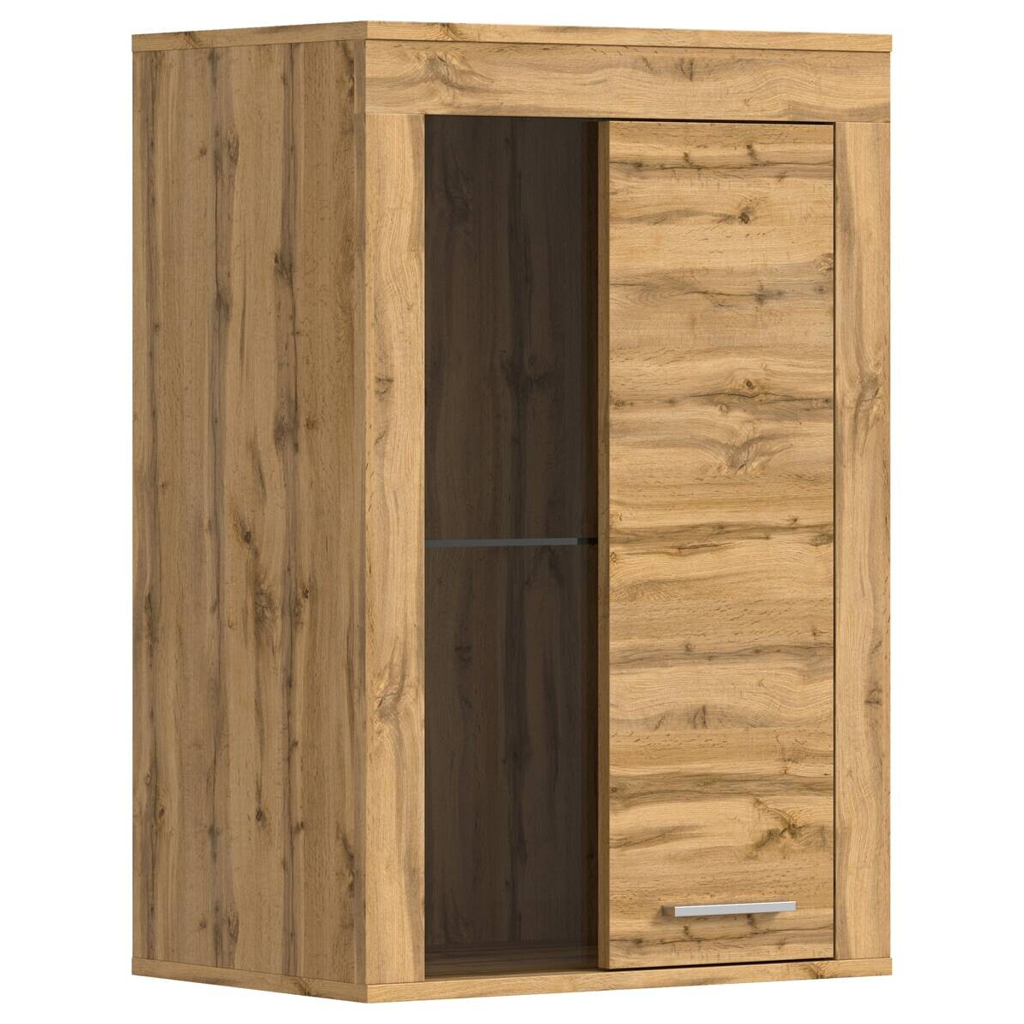 Vitrine Jam Eiche Wotan Nachbildung B/H/T: ca. 60x86x35 cm