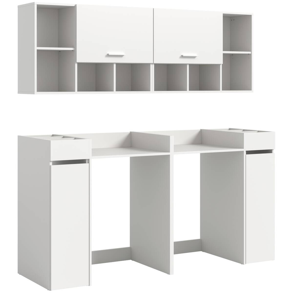 Waschmaschinenumbauschrank Free weiß B/H/T: ca. 190x195x60 cm