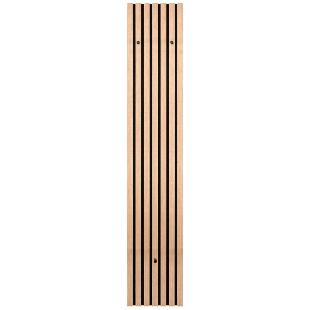 Wandgarderobe Grace Eiche Artisan Nachbildung schwarz B/H/T: ca. 25x160x7 cm