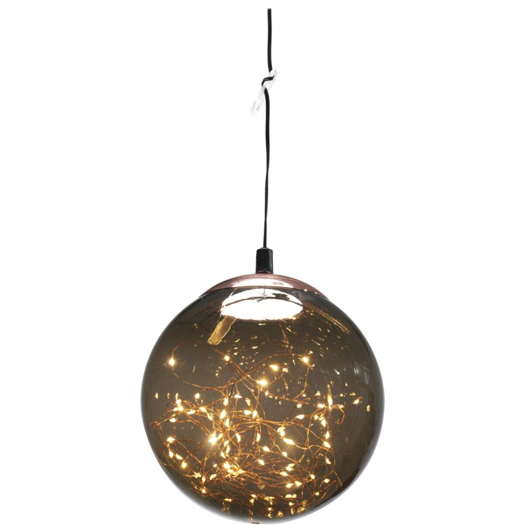 POCOline Pendelleuchte Nineveh braun Kunststoff D: ca. 18 cm