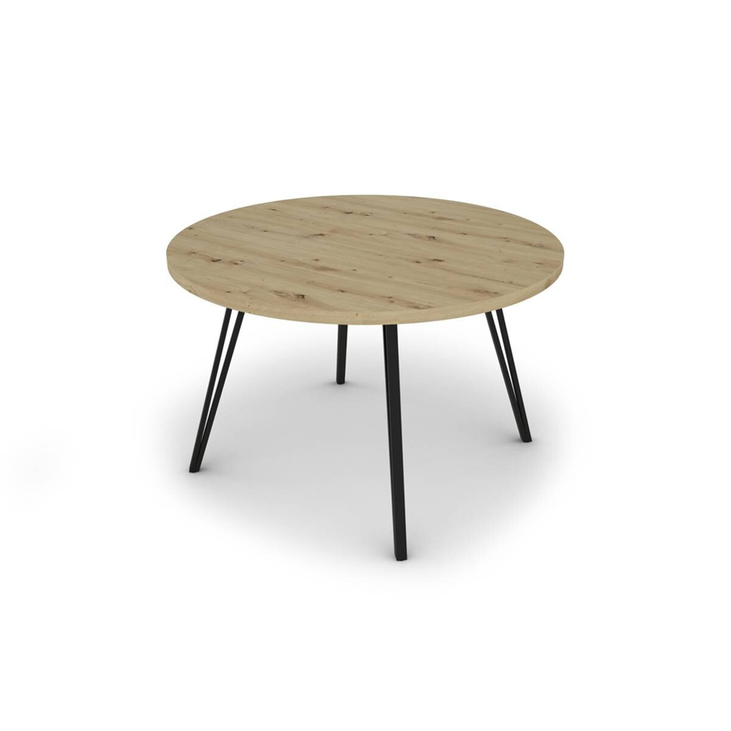 Tisch MARTA Eiche Artisan Nachbildung H/D: ca. 76x120 cm