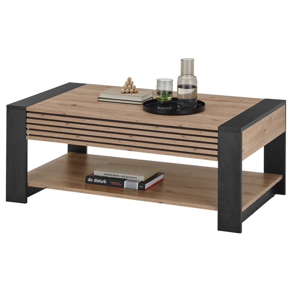 Couchtisch Felipe Eiche Artisan Nachbildung B/H/T: ca. 107x42x60 cm