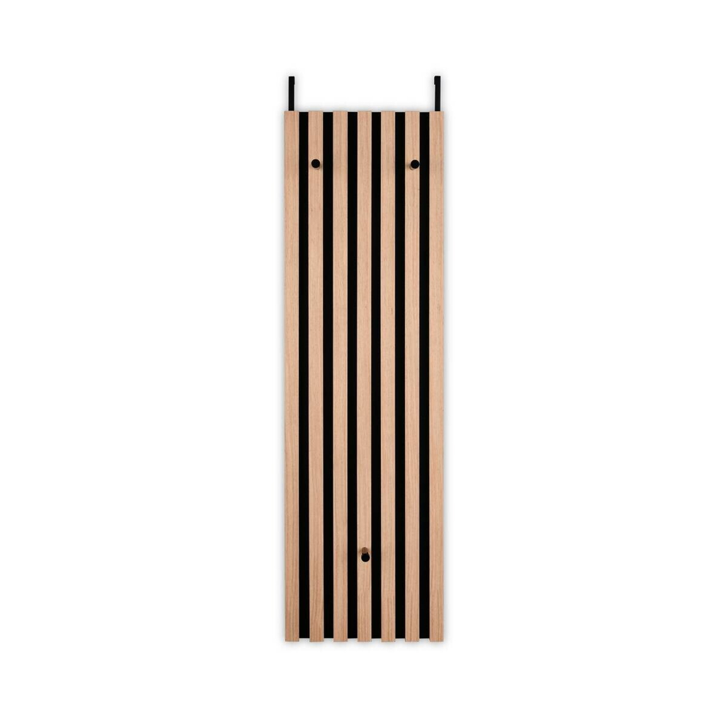 Türgarderobe Grace Eiche Artisan Nachbildung schwarz B/H/T: ca. 30x100x7 cm