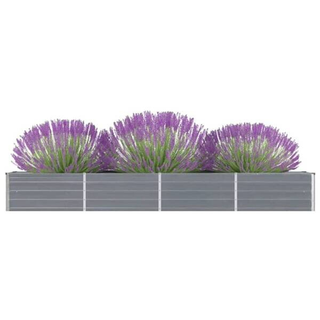 Hochbeet grau Stahl B/H/L: ca. 40x45x320 cm
