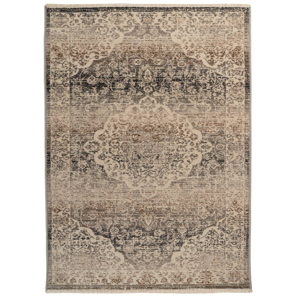 Kayoom Kurzflorteppich Charin 725 beige B/H/L: ca. 120x0,35x180 cm