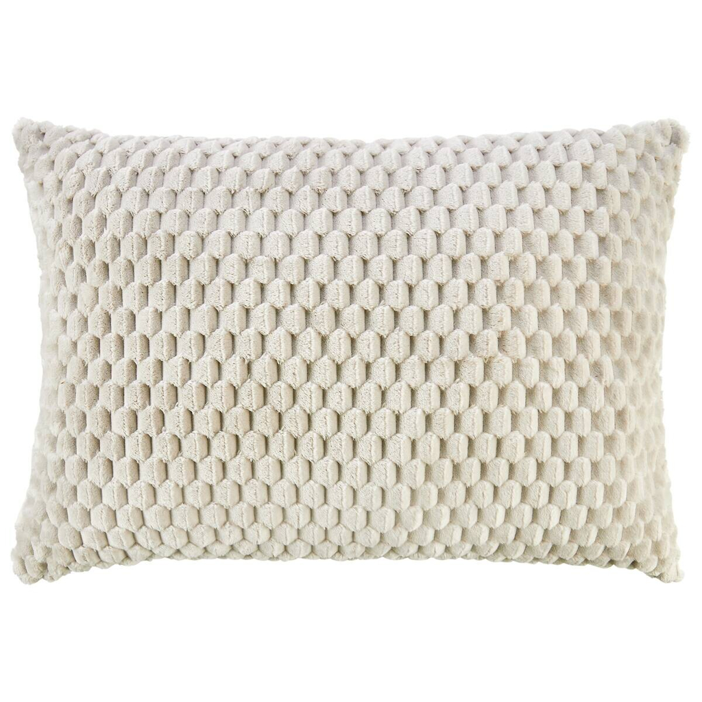Dekokissen Wabe beige Polyester B/L: ca. 70x50 cm