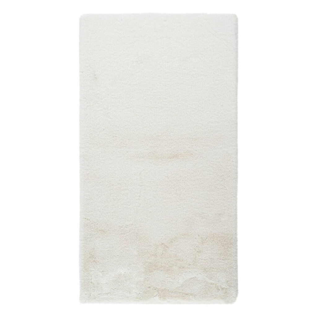 Kayoom Kurzflorteppich Badematte Rabbit Light 625 weiß B/H/L: ca. 50x2,4x90 cm