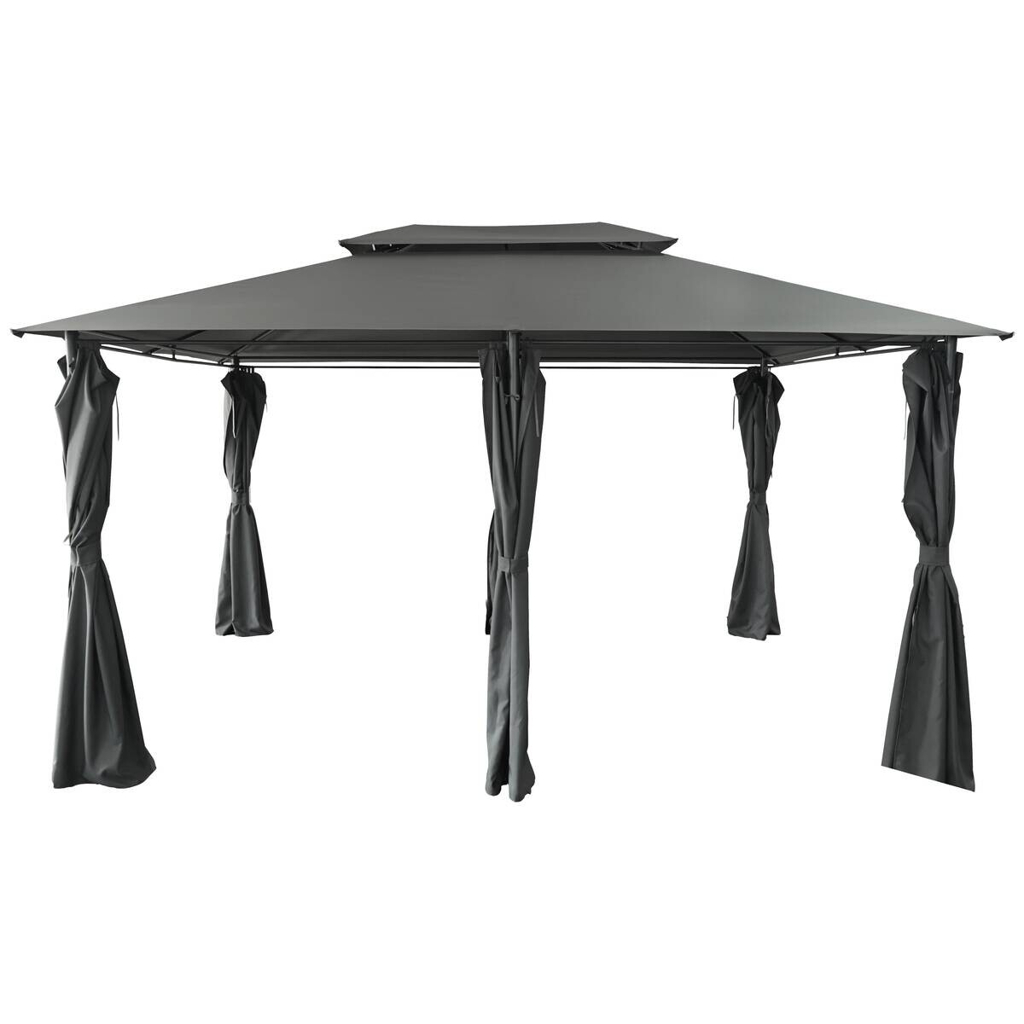 POCOline Pavillon schwarz Stahl B/H/L: ca. 400x270x300 cm