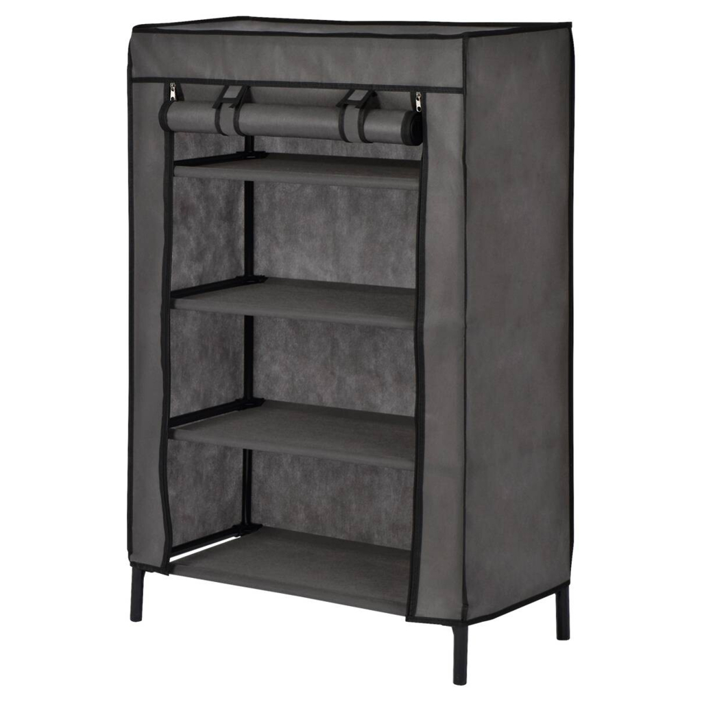 POCOline Schuhregal dunkelgrau Stahl B/H/L: ca. 30x92x60 cm