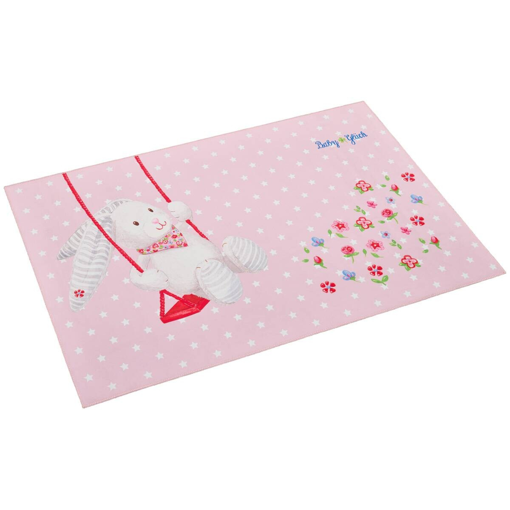 Baby Glück Kinderteppich rosa B/L: ca. 100x160 cm