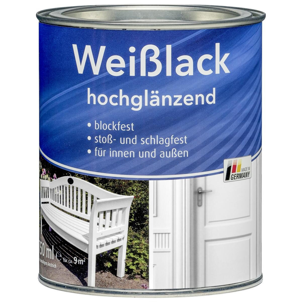 Weißlack weiß hochglänzend ca. 0,75 l