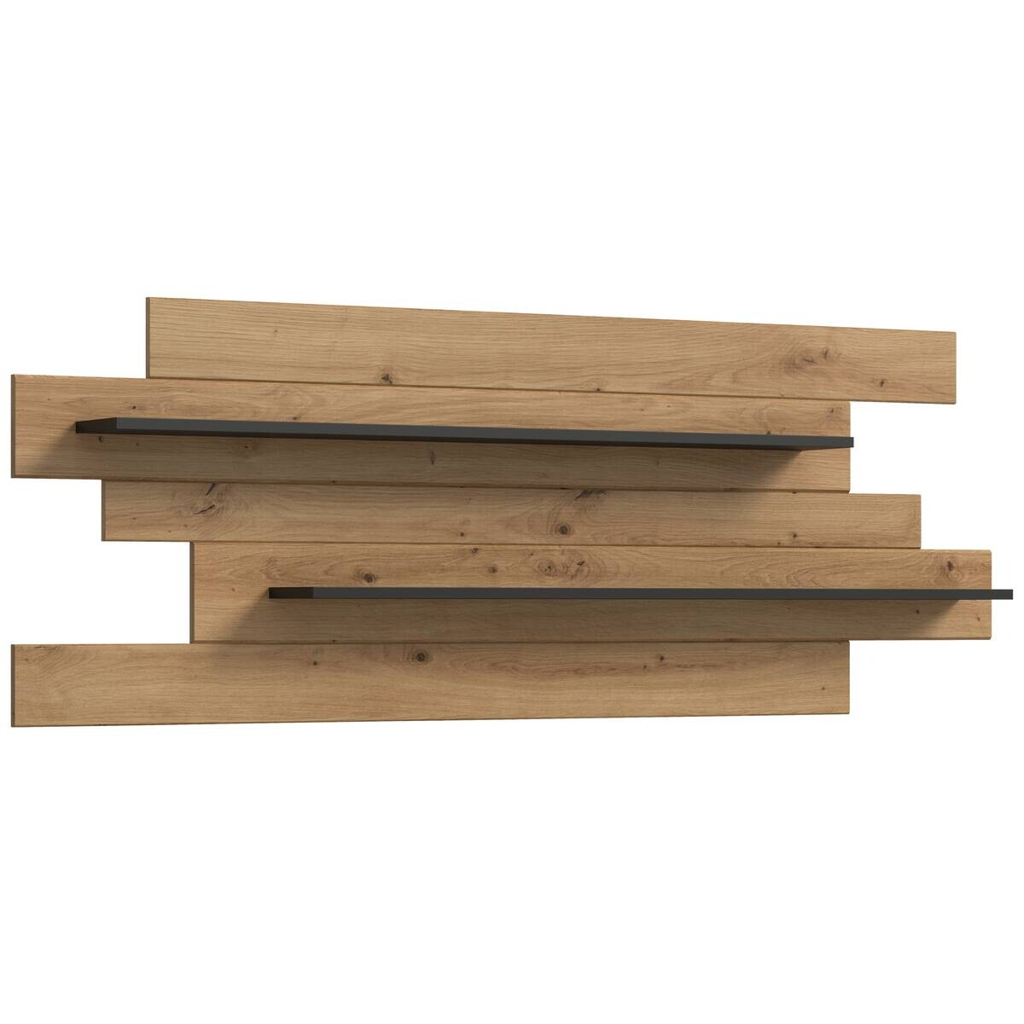 Wandboard Canu basaltgrau Nachbildung Artisan Oak Nachbildung B/H/T: ca. 67x184x19 cm