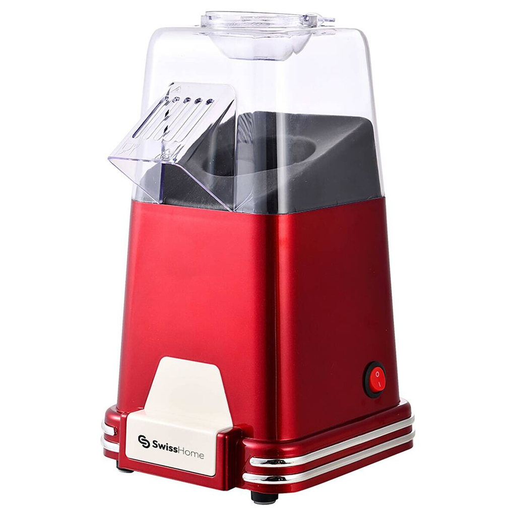 SWISS HOME Popcornautomat SH-6720 rot Kunststoff B/H/L: ca. 16,5x29,5x20 cm