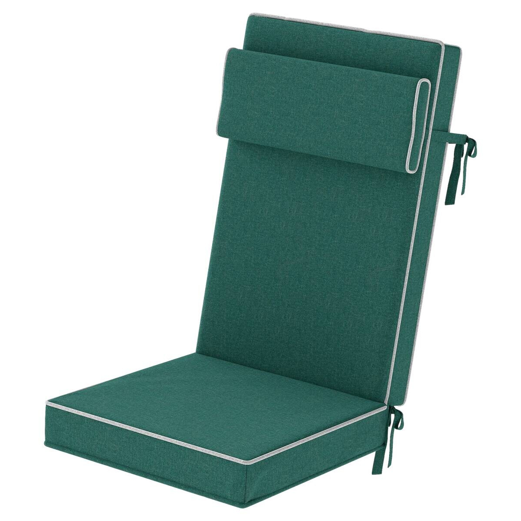 Outsunny Sitzkissen grün Polyester B/H/L: ca. 47x9,5x120 cm