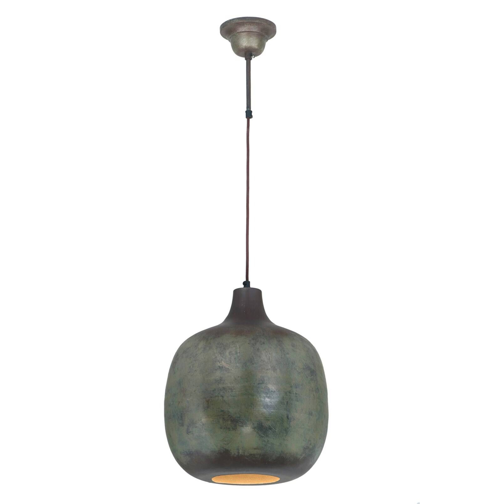Kayoom Pendelleuchte bronze Eisen B/H/L: ca. 38x38x34 cm E27 1 Brennstellen