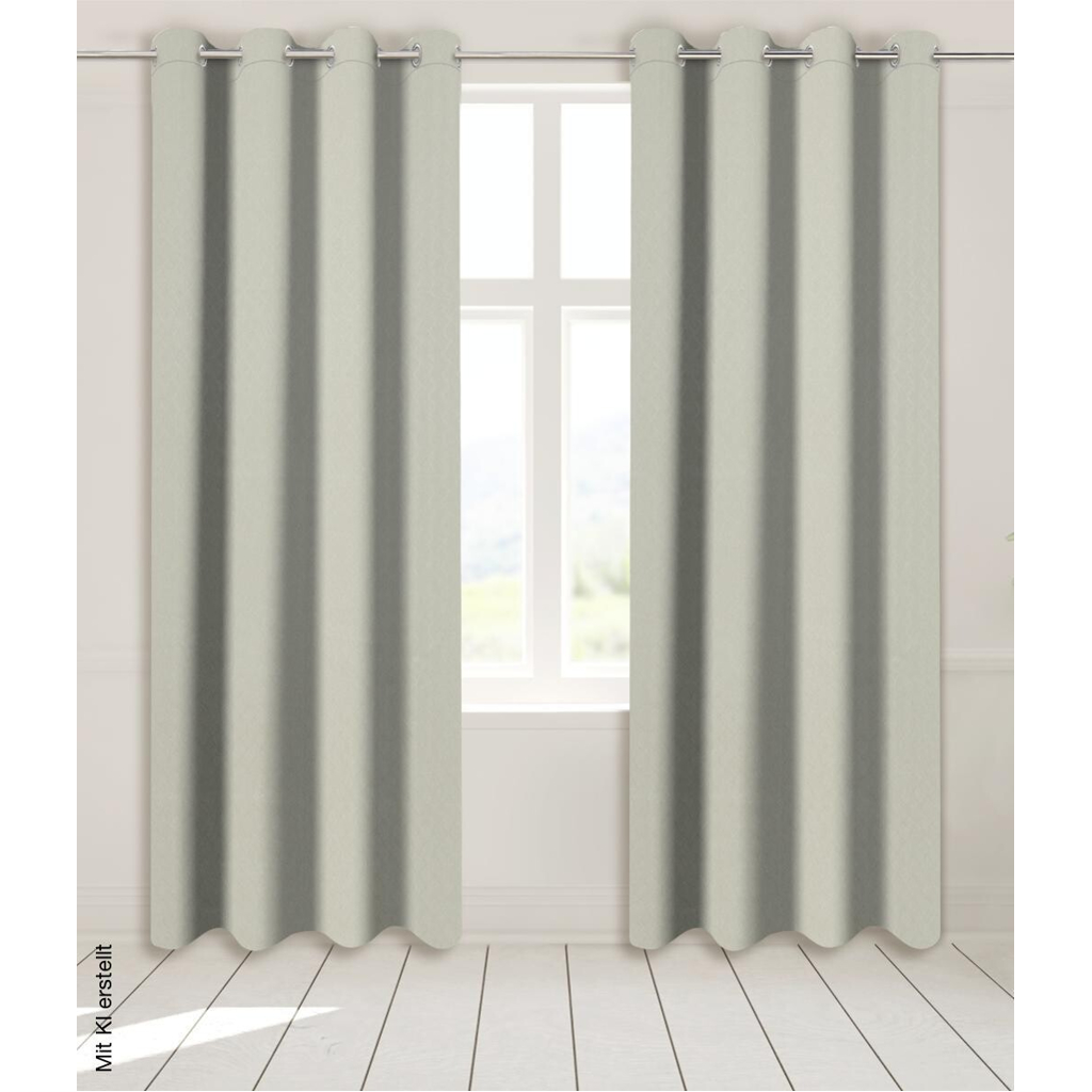 Verdunklungsvorhang Larius beige B/L: ca. 140x245 cm