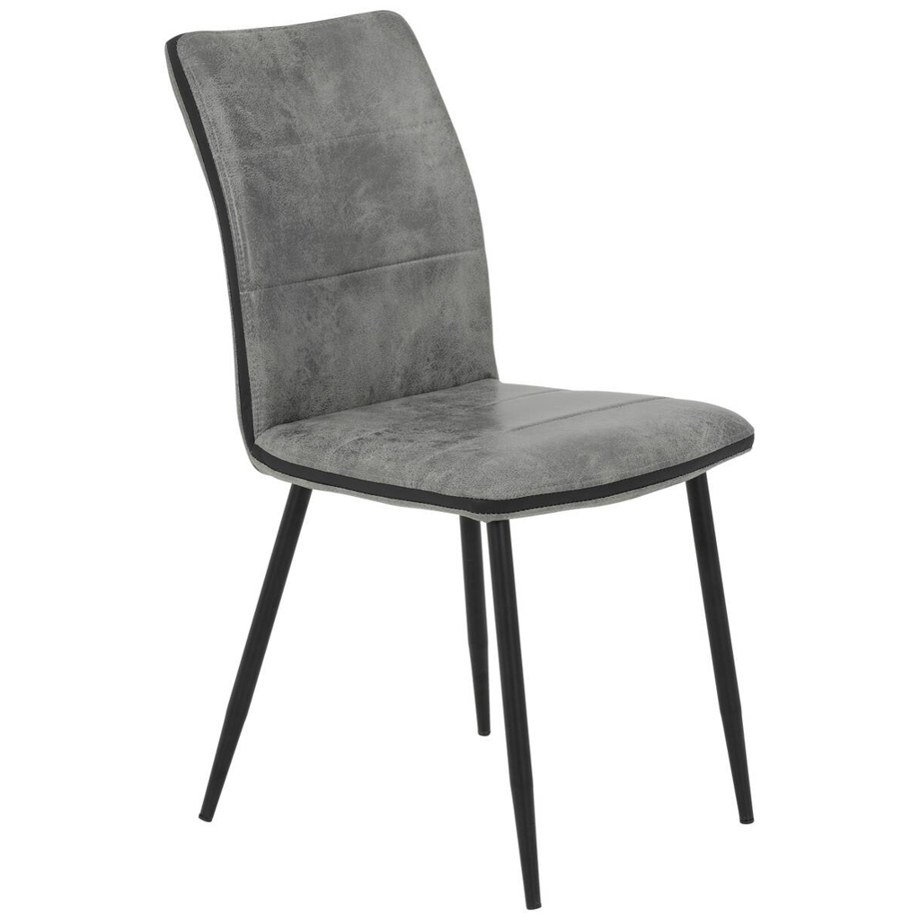 Stuhl Caroline grau Vintage B/H/T: ca. 45x87x57 cm