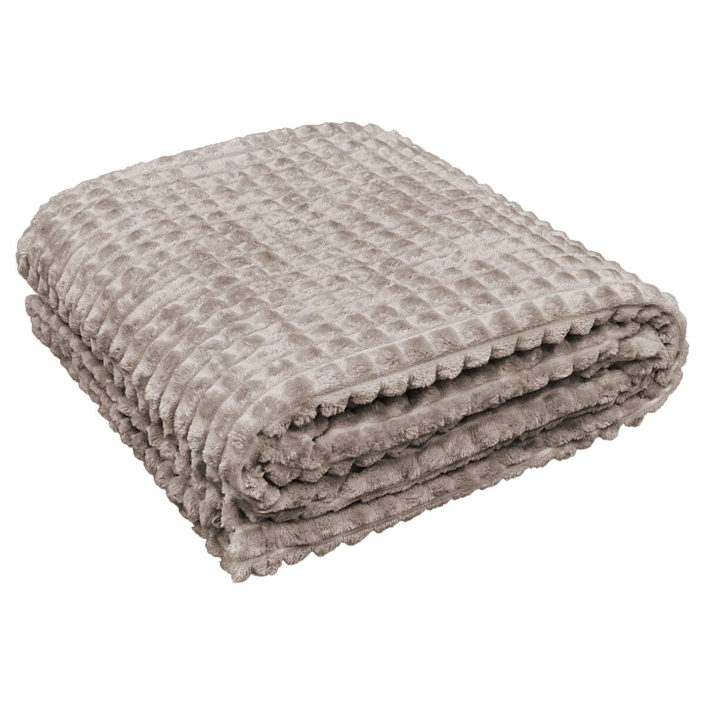Flanelldecke Flanell kitt Polyester B/L: ca. 140x190 cm