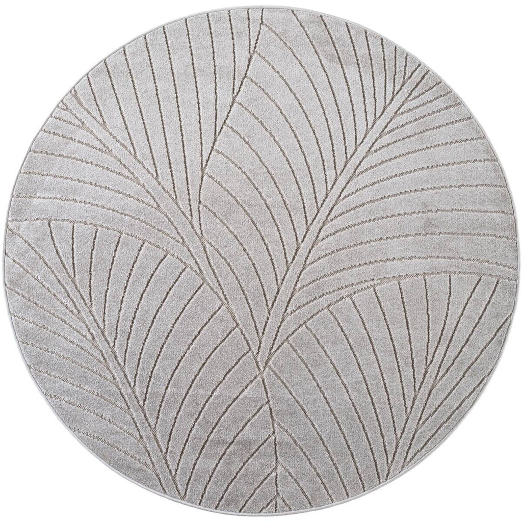 Ayyildiz Flachwebteppich NOVA silber D: ca. 80 cm