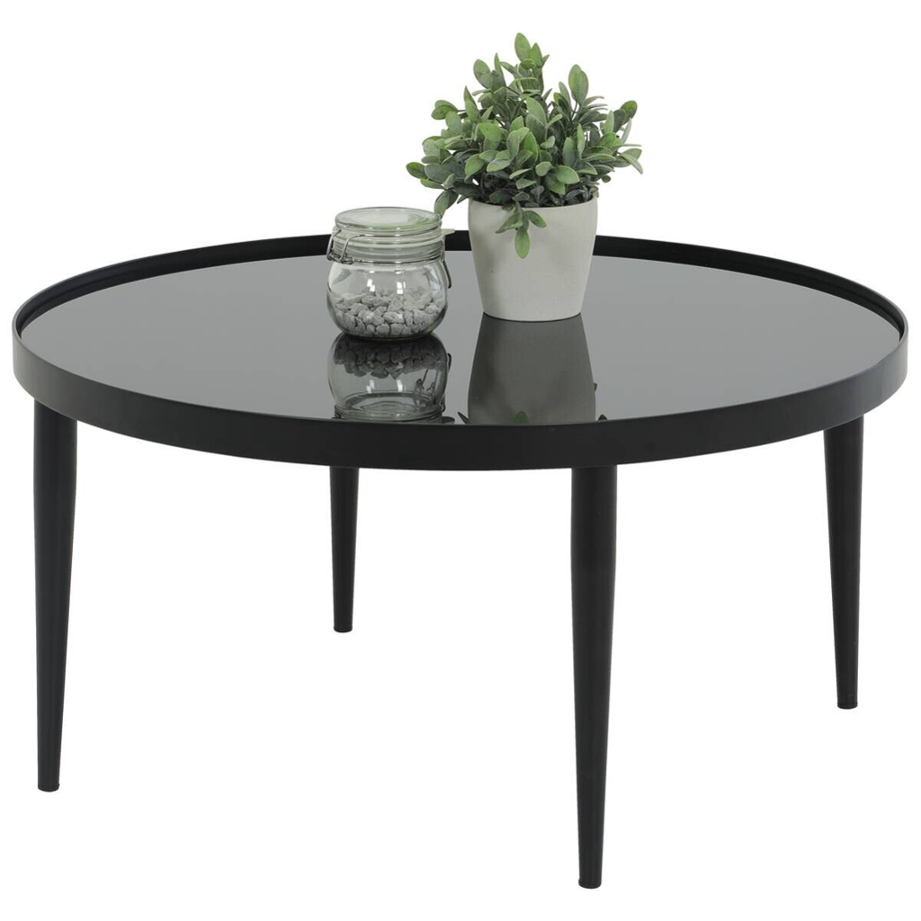 Couchtisch Ronda schwarz H/D: ca. 40x80 cm
