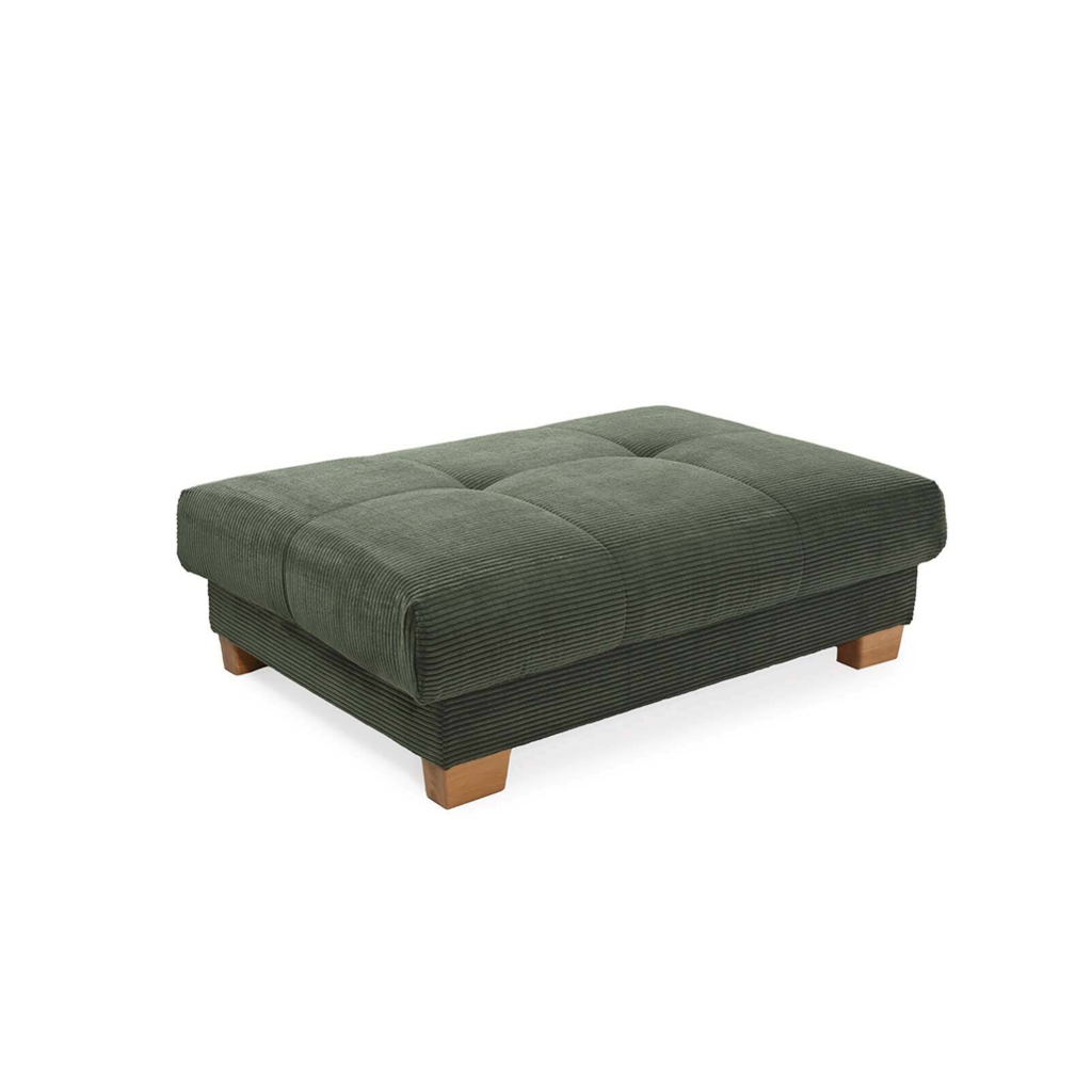 Hocker grün Microfaser B/H/T: ca. 144x46x99 cm