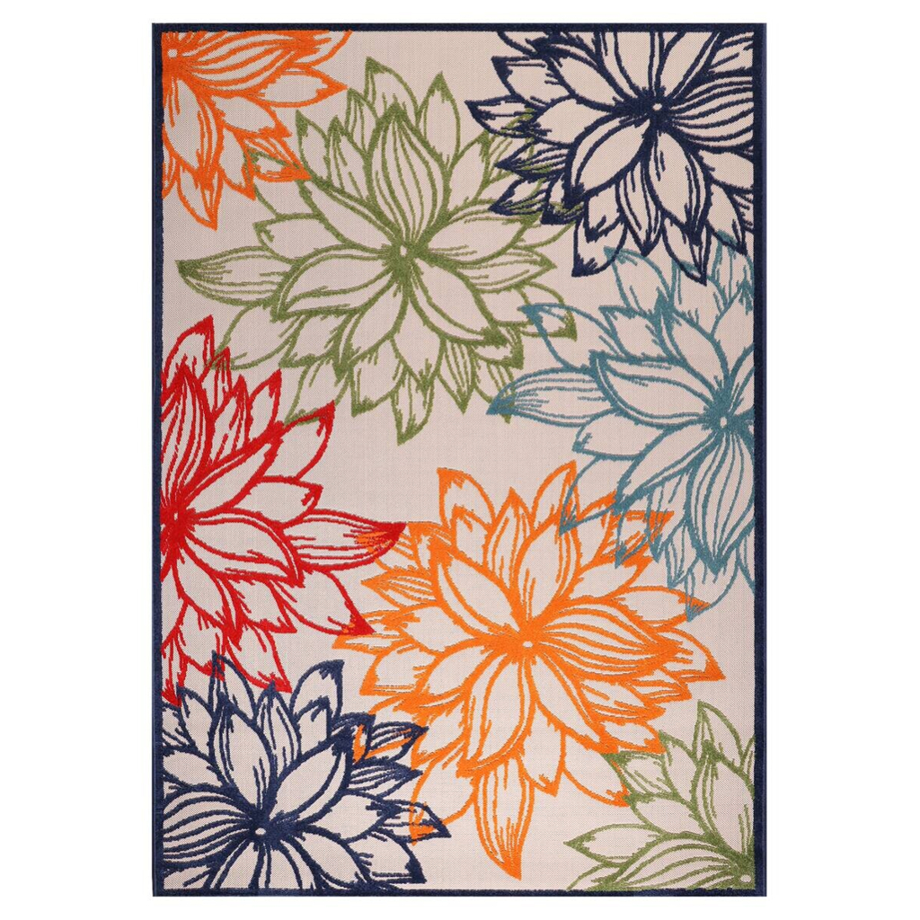 Sanat Outdoorteppich FLORAL bunt B/L: ca. 160x230 cm