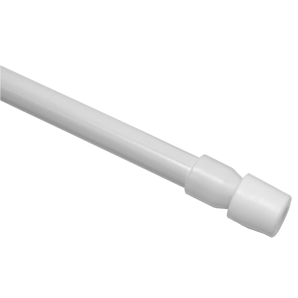Boviva Klemmstange weiß Metall D: ca. 0,8 cm ausziehbar von ca. 60 bis 75 cm 1.0 Läufe
