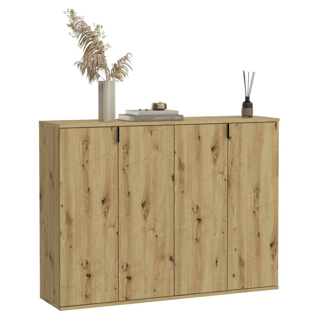 Garderobe PROJEKT Eiche Artisan Nachbildung B/H/T: ca. 122x99x34 cm