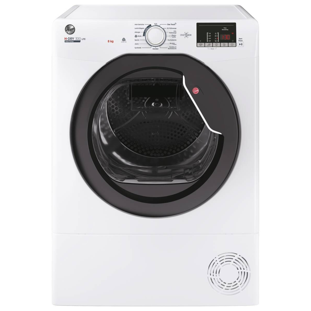 Hoover Wärmepumpentrockner HLE H8A2DKEX-84 weiß B/H/T: ca. 60x85x61 cm ca. 8 kg