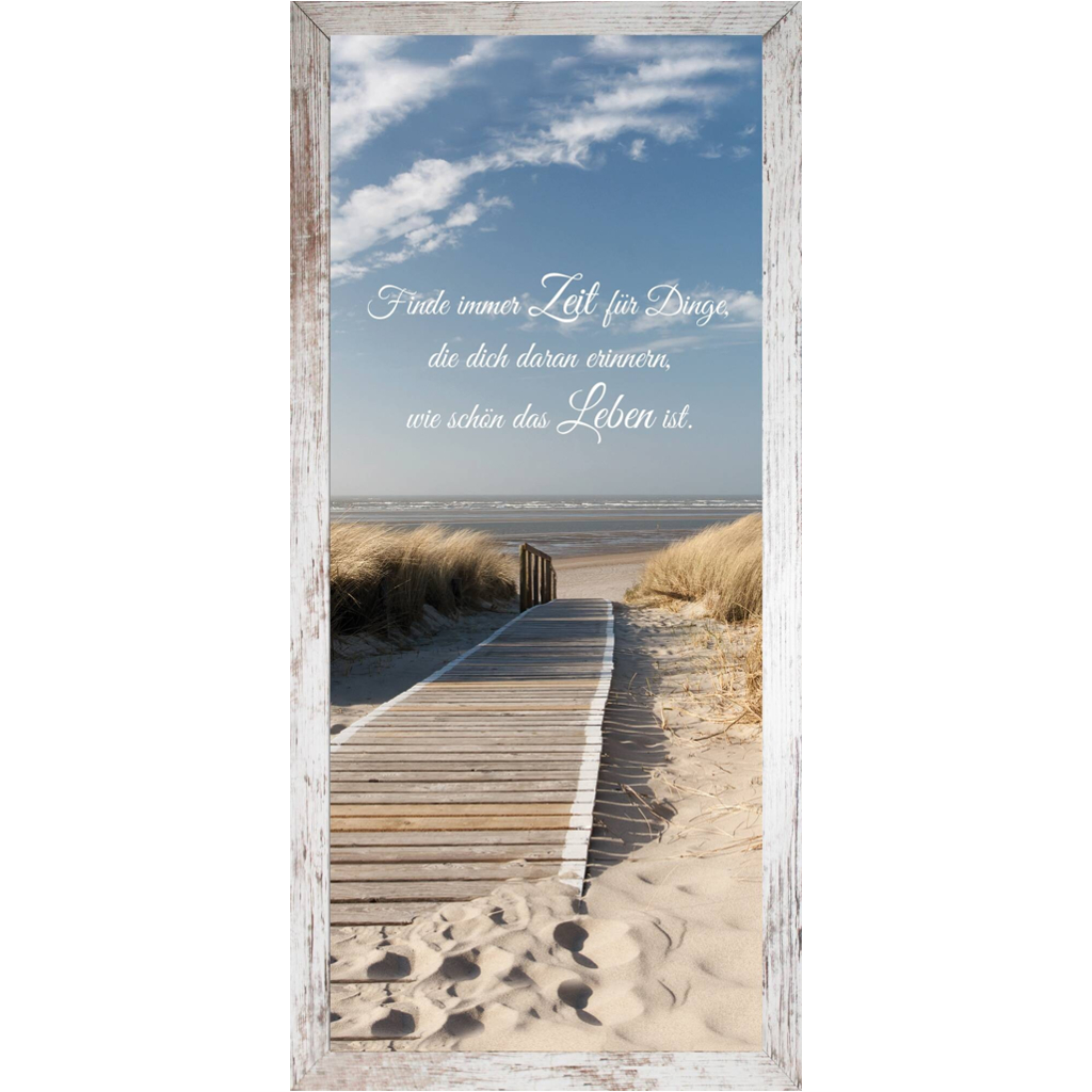 Bönninghoff Gerahmtes Bild Strand B/H/L: ca. 23x2,3x49 cm